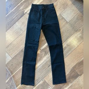 MOTHER high waisted rider skimp in ‘not guilty’ wash